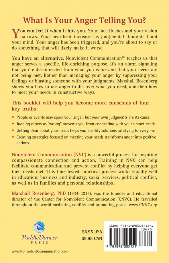 The Surprising Purpose of Anger back cover